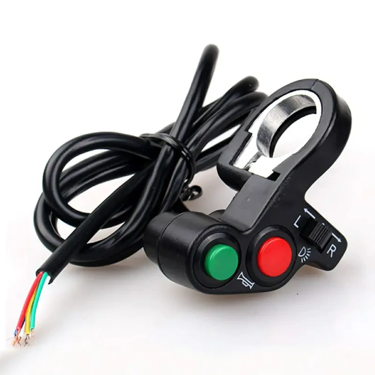 ATV handlebar switch with 7 wires ATV control button with lights, turn signals, and horn, compatible 12-48V