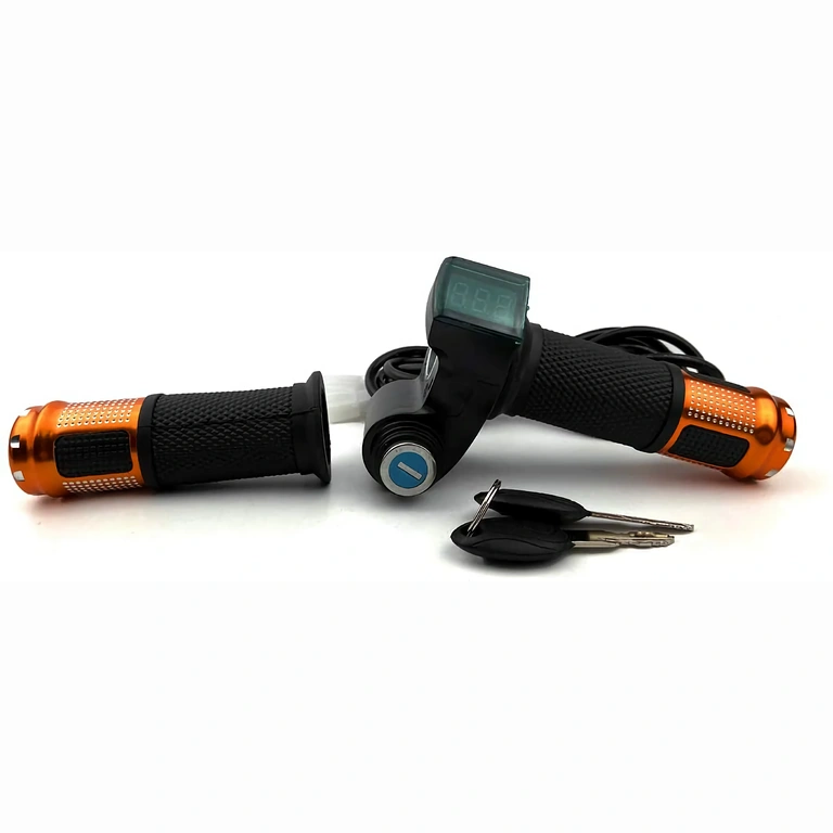 Complete set of throttle handles for acceleration and voltage control