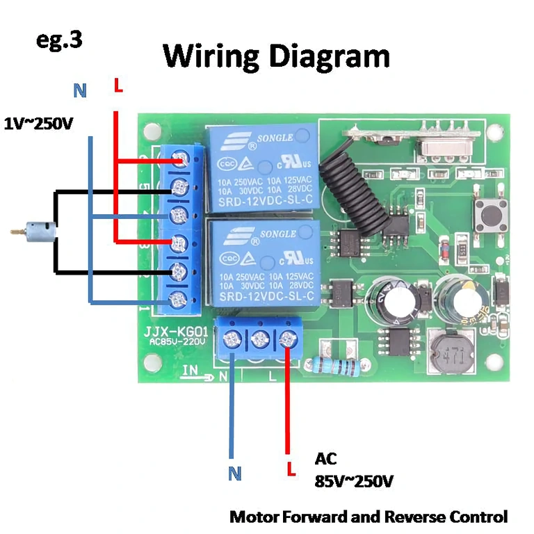 Wireless switching kit for 220V devices Wireless electric control set for household appliances