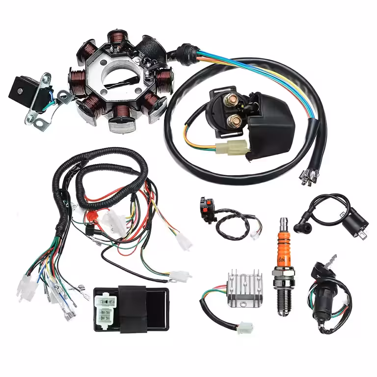 Complete Electrical Wiring for Chinese ATV 150cc–300cc – Full 4T Vertical Engine Harness