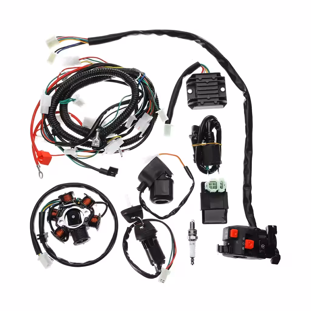 Complete Electrical Wiring Kit ATV Cross GY6 125cc / 150cc – Harness Kit + Start Components