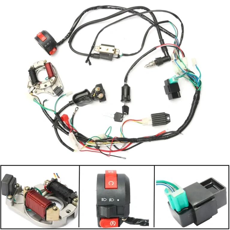 Complete electrical system with 5-pin CDI – compatible with multiple ATVs