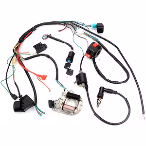 Complete Electrical Wiring Kit ATV 50cc–125cc – Full Harness Kit + Essential Parts