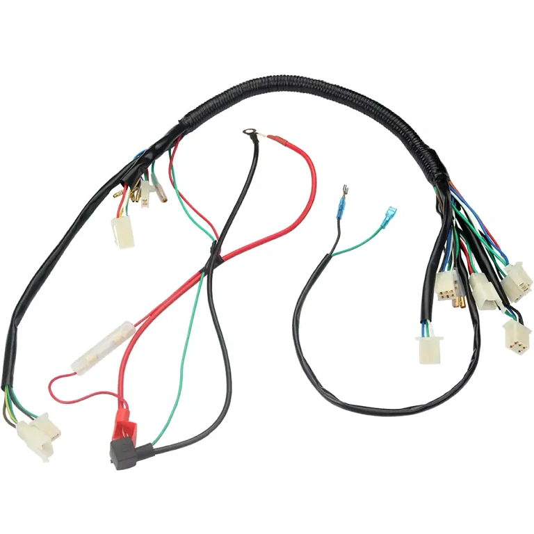 Universal ATV wiring 90cc–110cc Complete electrical wiring set for Chinese ATVs