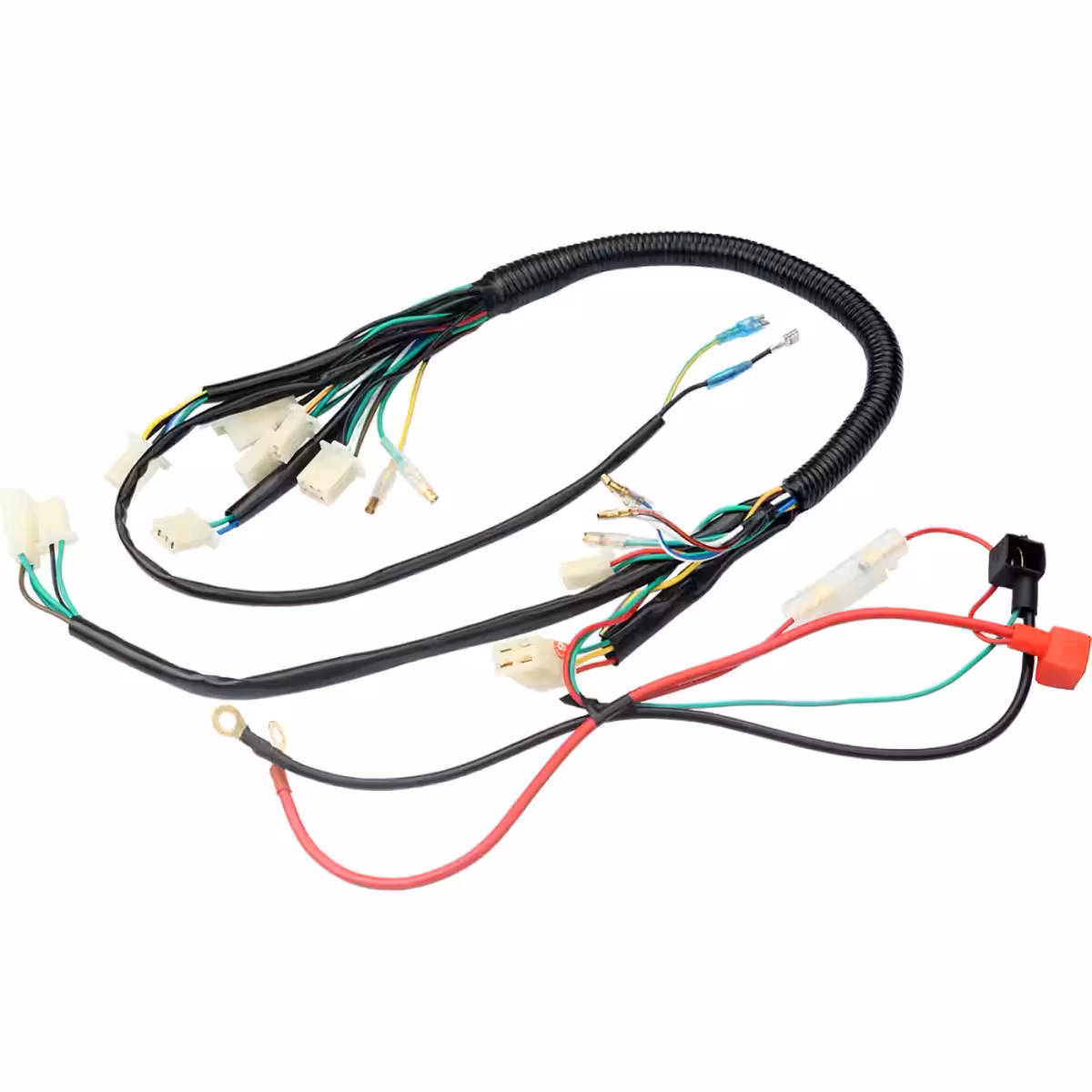 Full ATV wiring with front/back lights and horn function