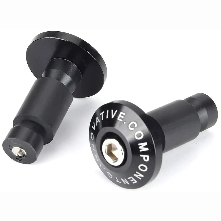 Handlebar end plugs with vibration protection, suitable for sportbikes