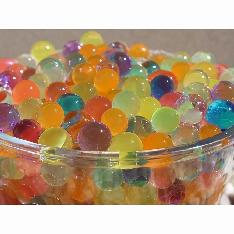 Water-absorbing gel balls for decor Water-absorbing hydrogel beads, perfect for decor and elegant arrangements