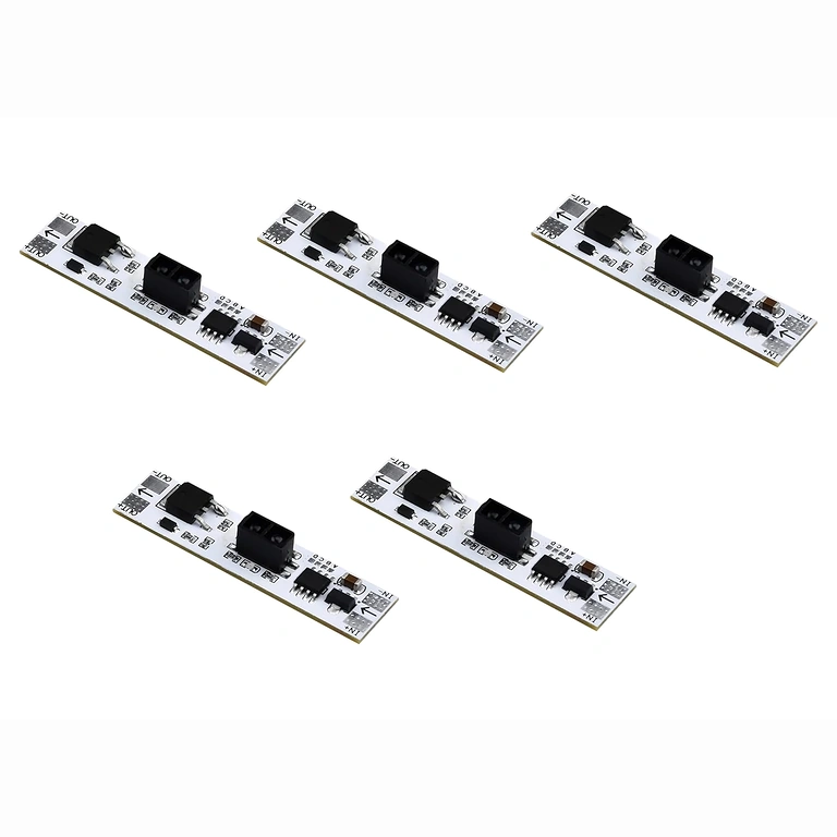 Pack of 5 XK-GK-4010A sensors – overview Image of 5 palm-scan 12V sensor modules displayed together
