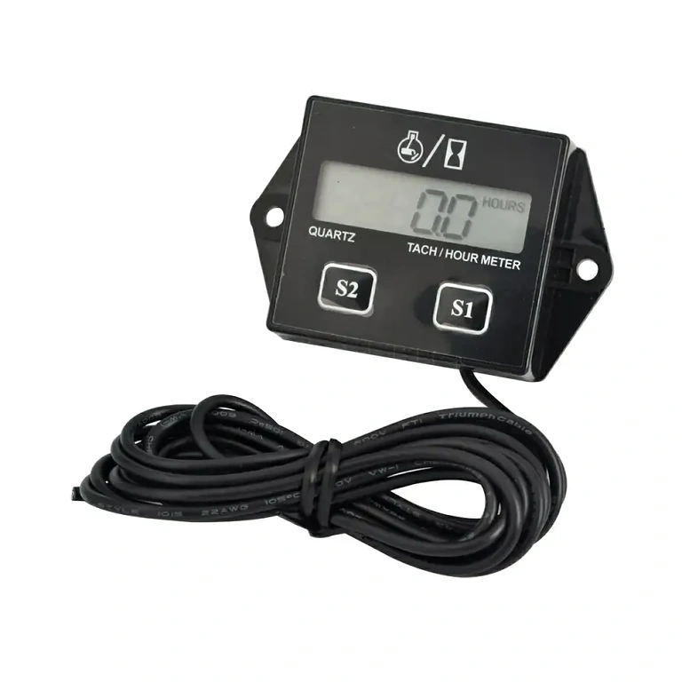 Waterproof digital display – petrol engines Sealed engine counter for chainsaw, brush cutter, cultivator