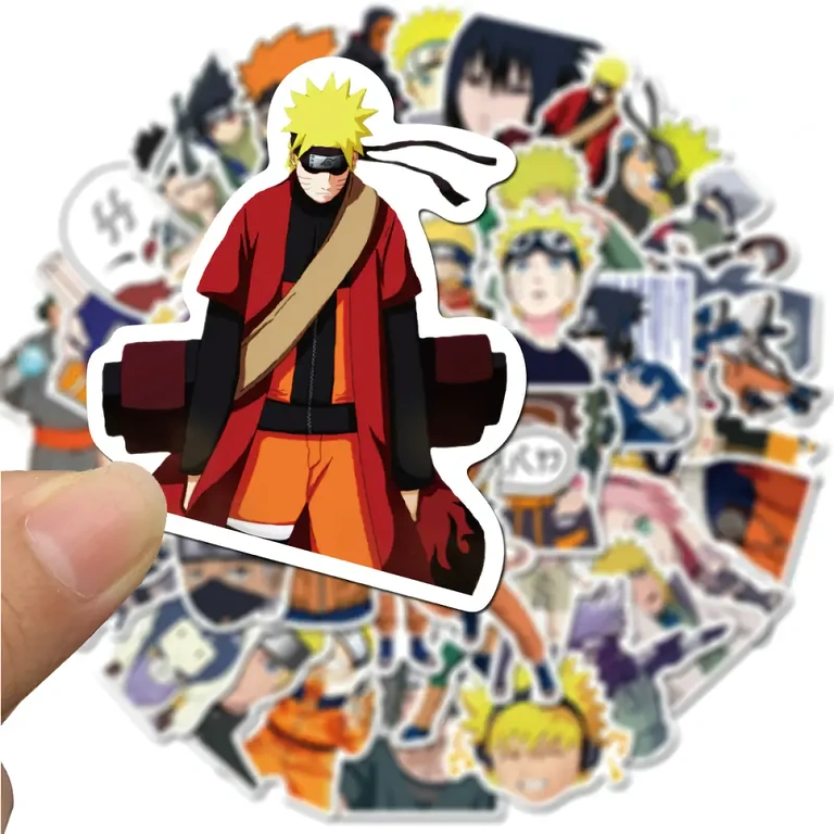 Self-adhesive Naruto stickers for laptop decoration