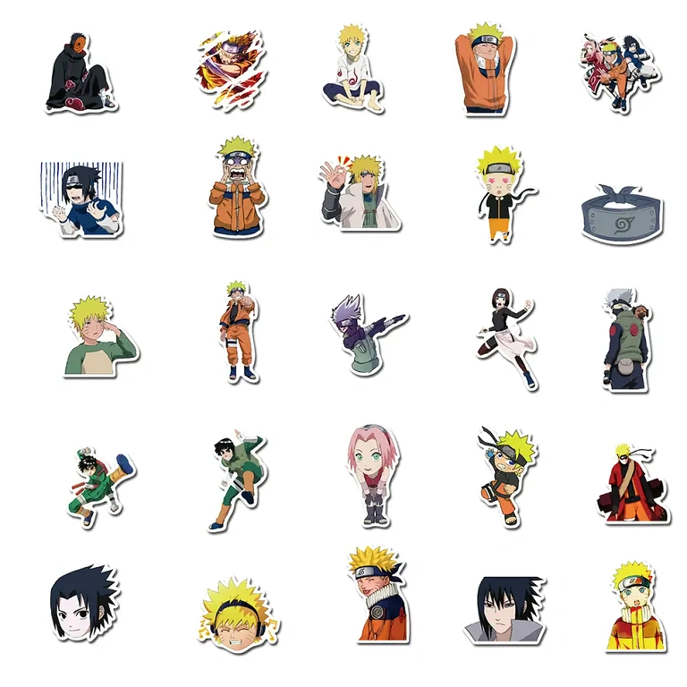 Durable Naruto stickers, ideal for anime fans