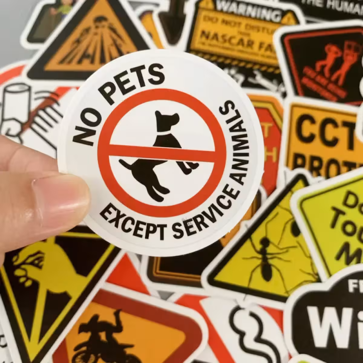 Decorative self-adhesive stickers for flat surfaces: wall, fridge, mirror