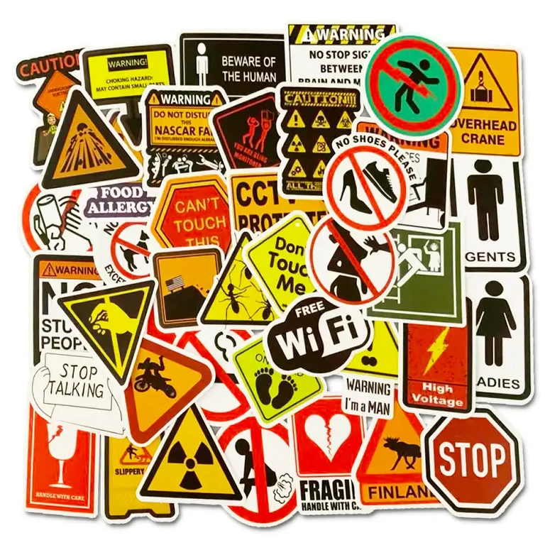 Durable funny stickers for laptop Funny self-adhesive stickers, ideal for laptops and personal electronics