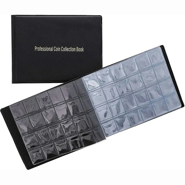 Eco-friendly OPP binder, protects coins