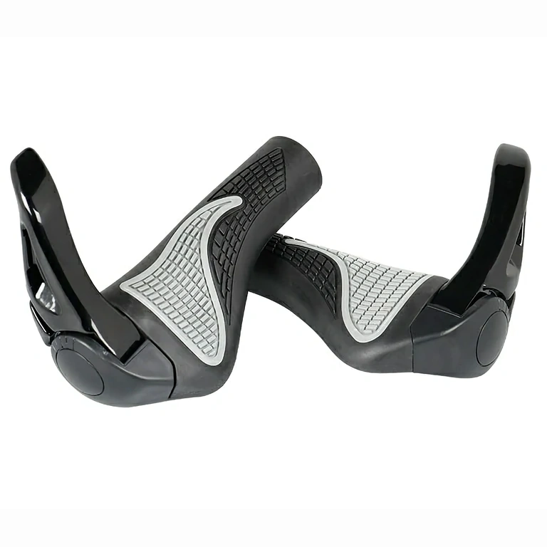 Grips ideal for rough terrain, absorb vibrations and reduce wrist fatigue