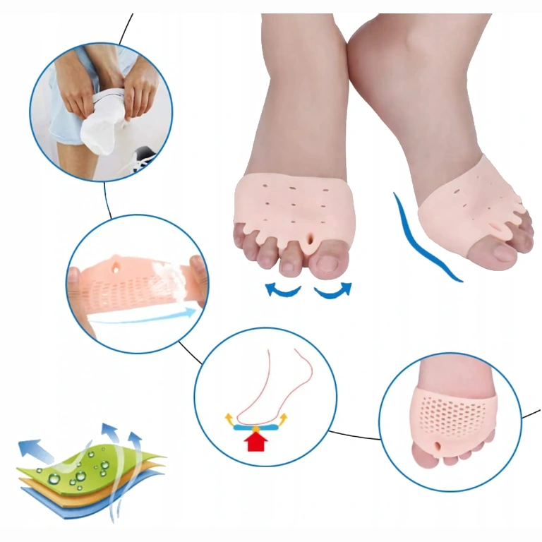 Soft toe separator for daily or nighttime use