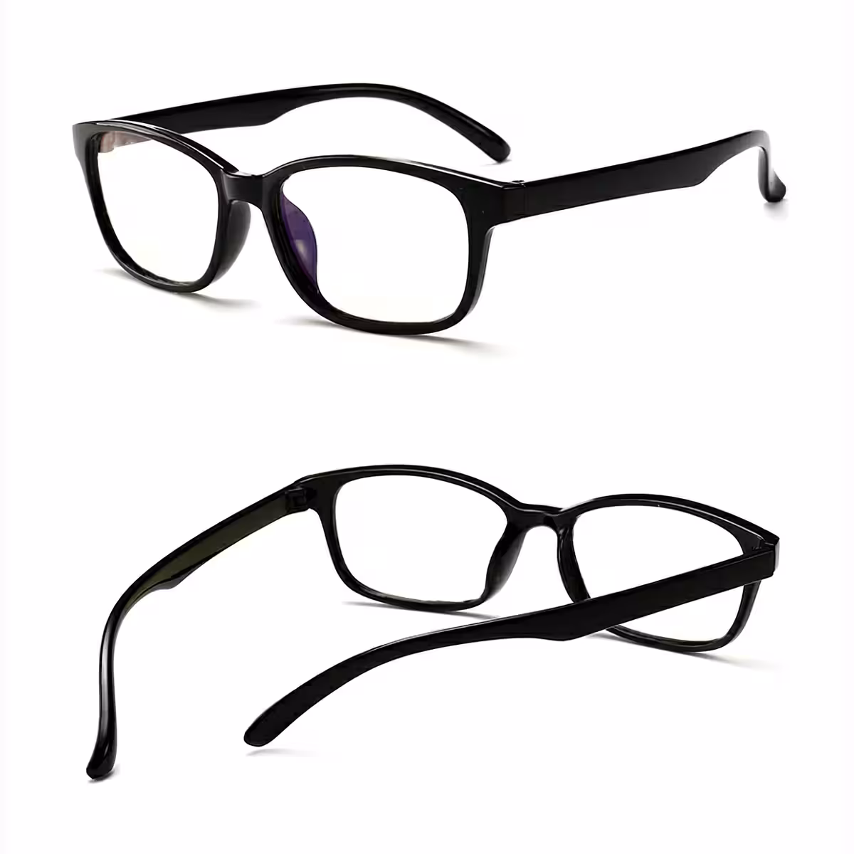 Glasses with anti-reflective and blue light filter for computer work