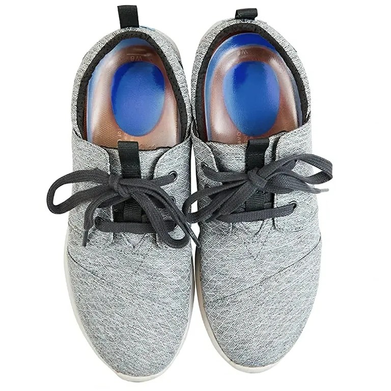 Silicone heel supports – pain relief Soft silicone orthopedic insoles, reusable and washable