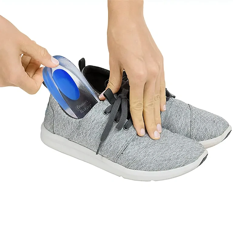 Silicone orthopedic heel pads for shoes Soft orthopedic heel support, ideal for foot pain