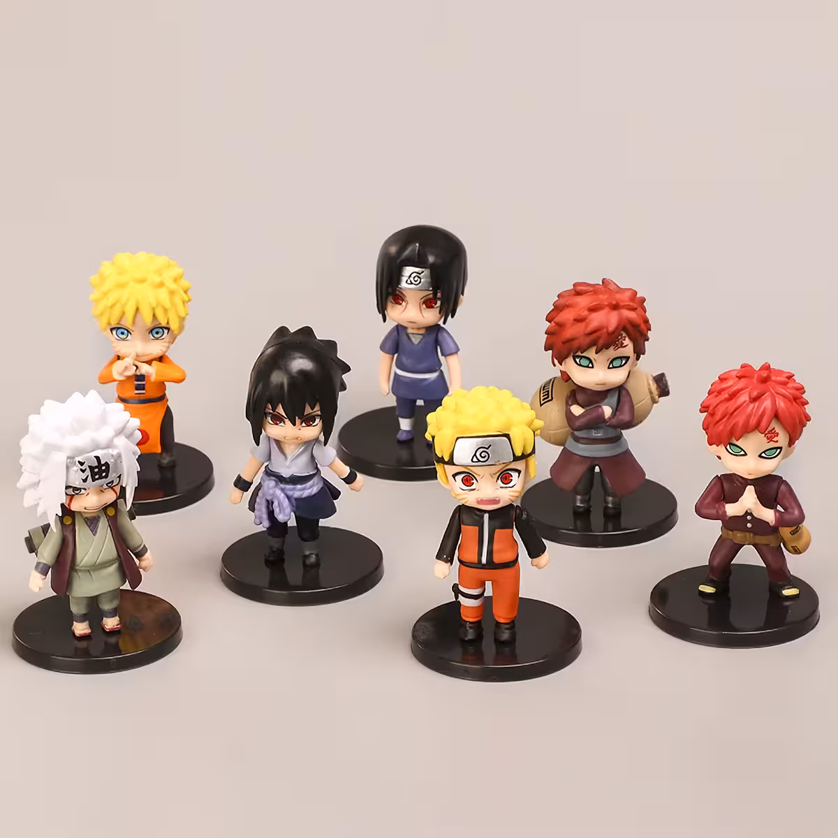 Pack of 12 Naruto Shippuden figurines in a box – ideal for gift or collection