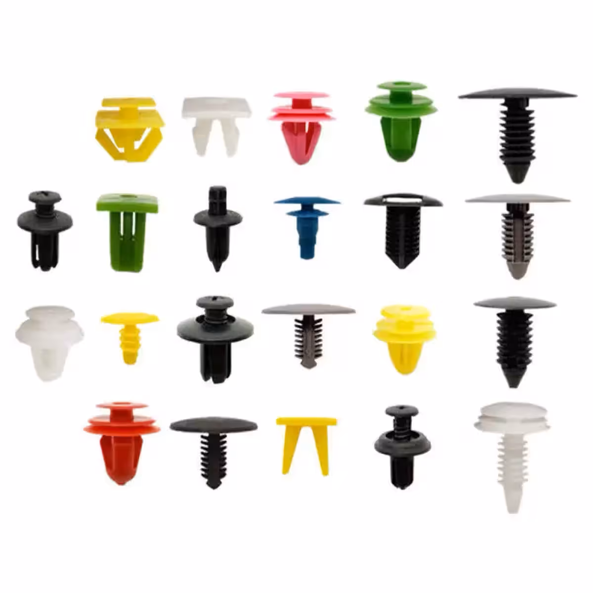 Car clip kit for fixing ornaments, engine shield, fairing, roof