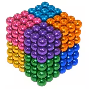 Neocube Magnetic Balls 5mm – Set of 216 Colored Stress-Relief Strong Magnets