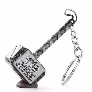 Thor Hammer Keychain – Mjolnir Pendant, Legendary Thunder God Hammer