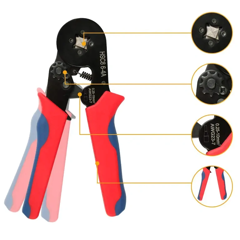 Complete kit with ergonomic pliers and insulated ferrule pins