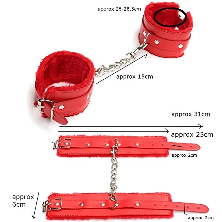 Handcuffs with adjustable locking system, fit different wrists