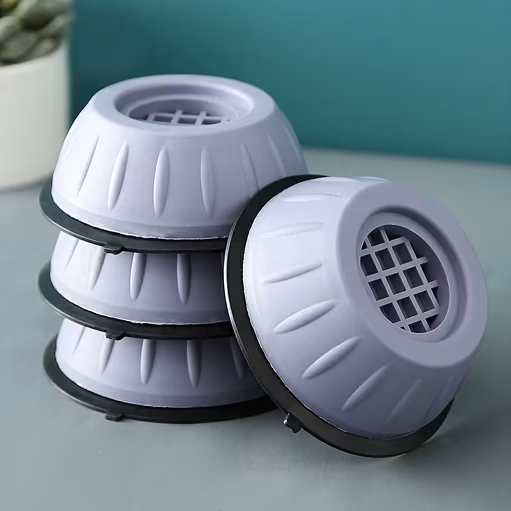 Anti-Vibration Rubber Feet Pads for Washing Machine and Dryer – Set of 4 Noise-Reducing and Non-Slip