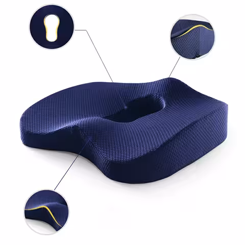 Orthopedic Seat Cushion Pillow – Anti-Bedsore, Episiotomy, Hemorrhoid, Comfortable Chair Support