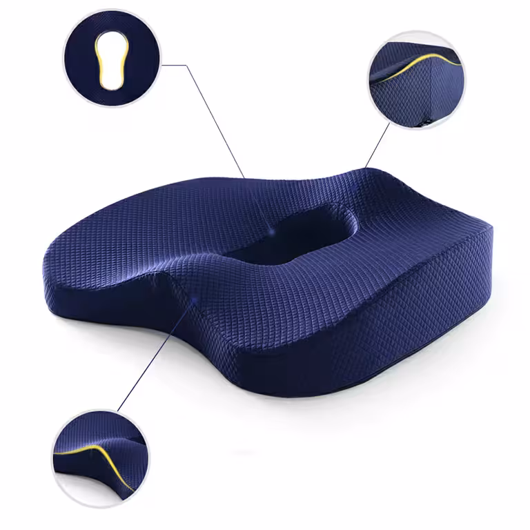 Orthopedic Seat Cushion Pillow – Anti-Bedsore, Episiotomy, Hemorrhoid, Comfortable Chair Support