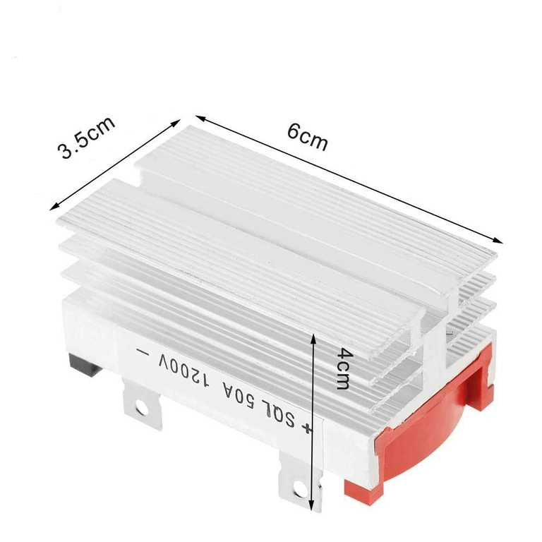Three-phase rectifier for 50A AC to DC conversion