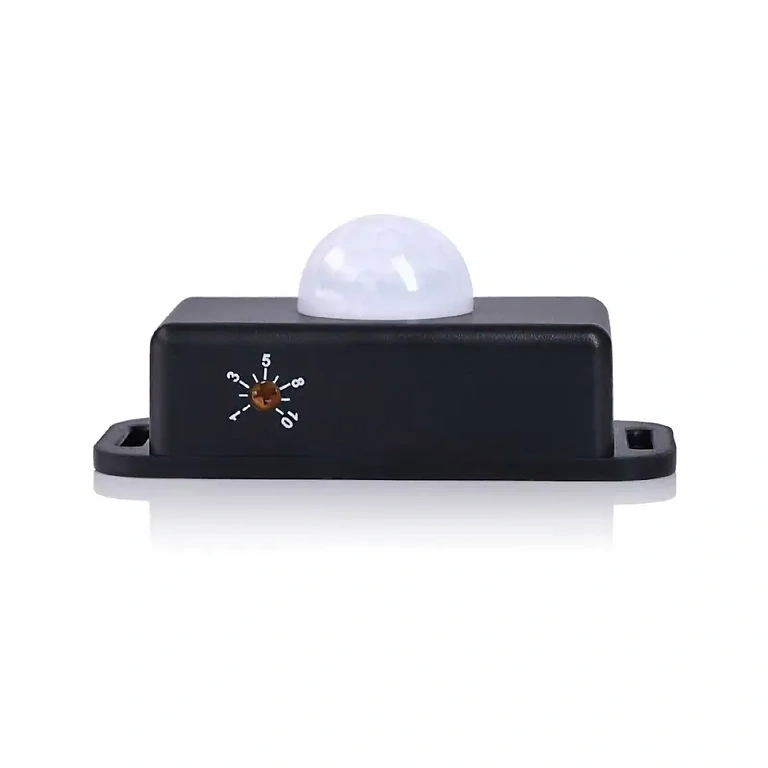 PIR switch for automatic LED light activation, 12-24V