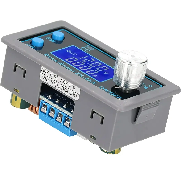 30V 4A laboratory power supply with fine voltage and current adjustment, advanced functions