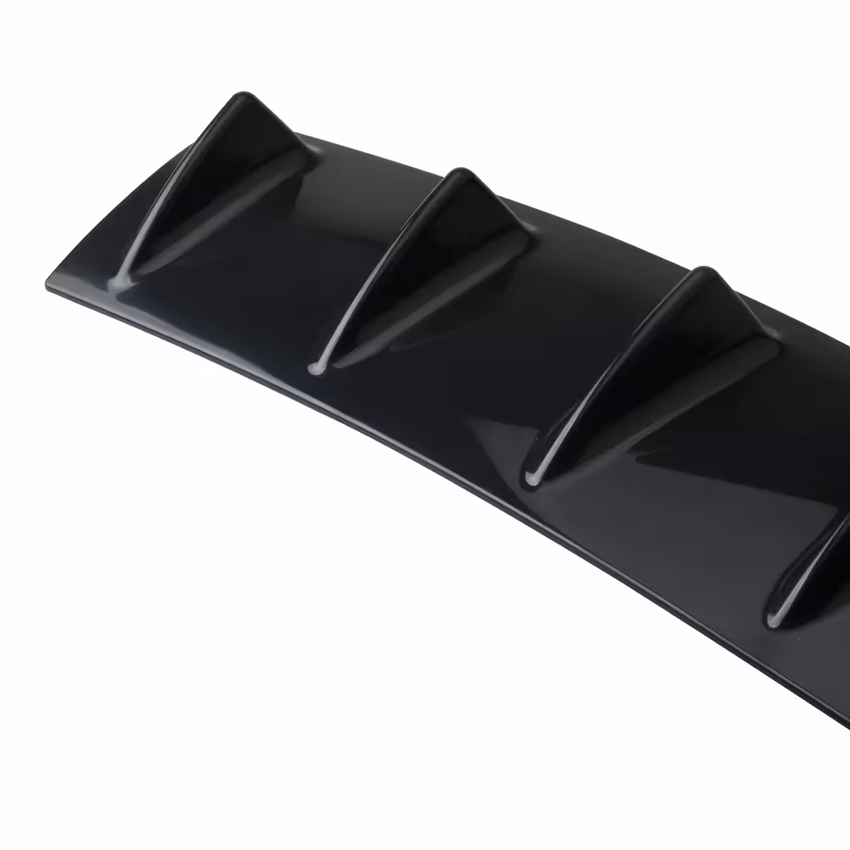 Rear bumper air deflector, reduces wind resistance, car accessory