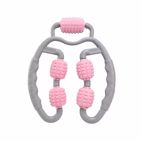 Manual Muscle Massage Device with 5 Rollers – Relaxation for Body, Neck, Legs, Anti-Cellulite