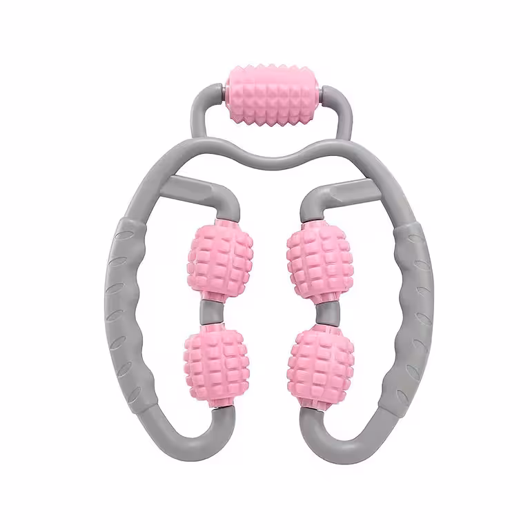 Manual Muscle Massage Device with 5 Rollers – Relaxation for Body, Neck, Legs, Anti-Cellulite