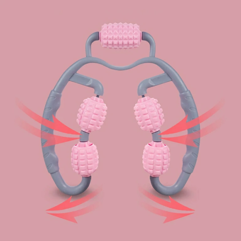 Silicone roller body massager Anticellulite and muscle massage with silicon rollers for skin and muscles