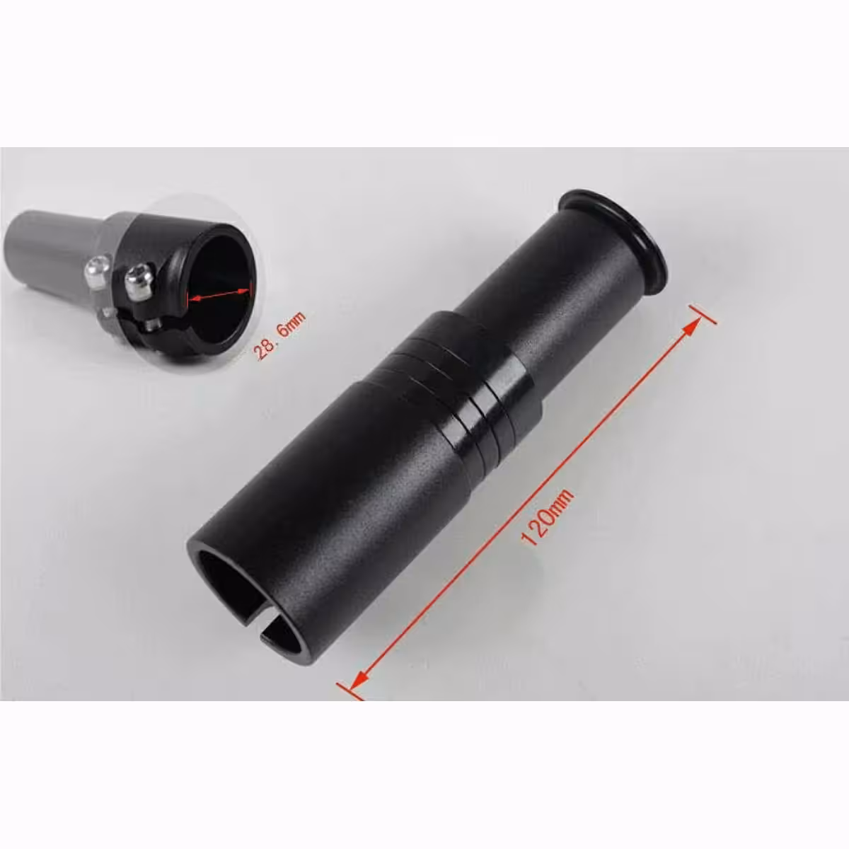 Handlebar height system with included clamps