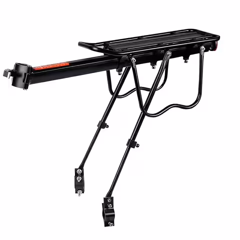 Aluminum Bicycle Rack 26–29 inch – Seatpost Mount, 50kg Load Capacity