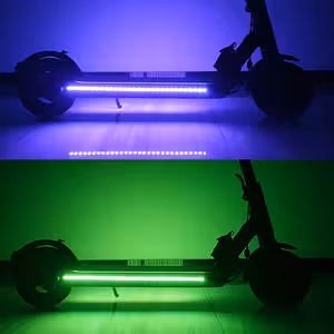 LED Light Kit for Electric Scooter – Waterproof Colored Strips with USB Remote