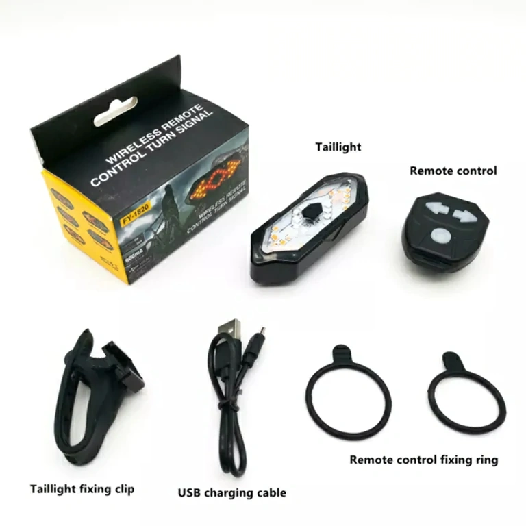 Left/right signal with USB power for bicycle