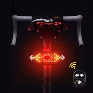 Wireless Bicycle Turn Signal Light – LED Left/Right Indicator with Handlebar Remote
