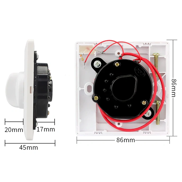 220V 10A wall-mount timer Mechanical timer for applications up to 2200W