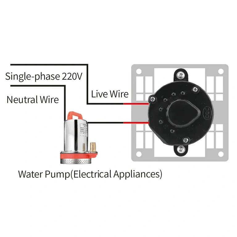 Bathroom fan delay timer Electric timer for fan or lights in bathroom, with delay function