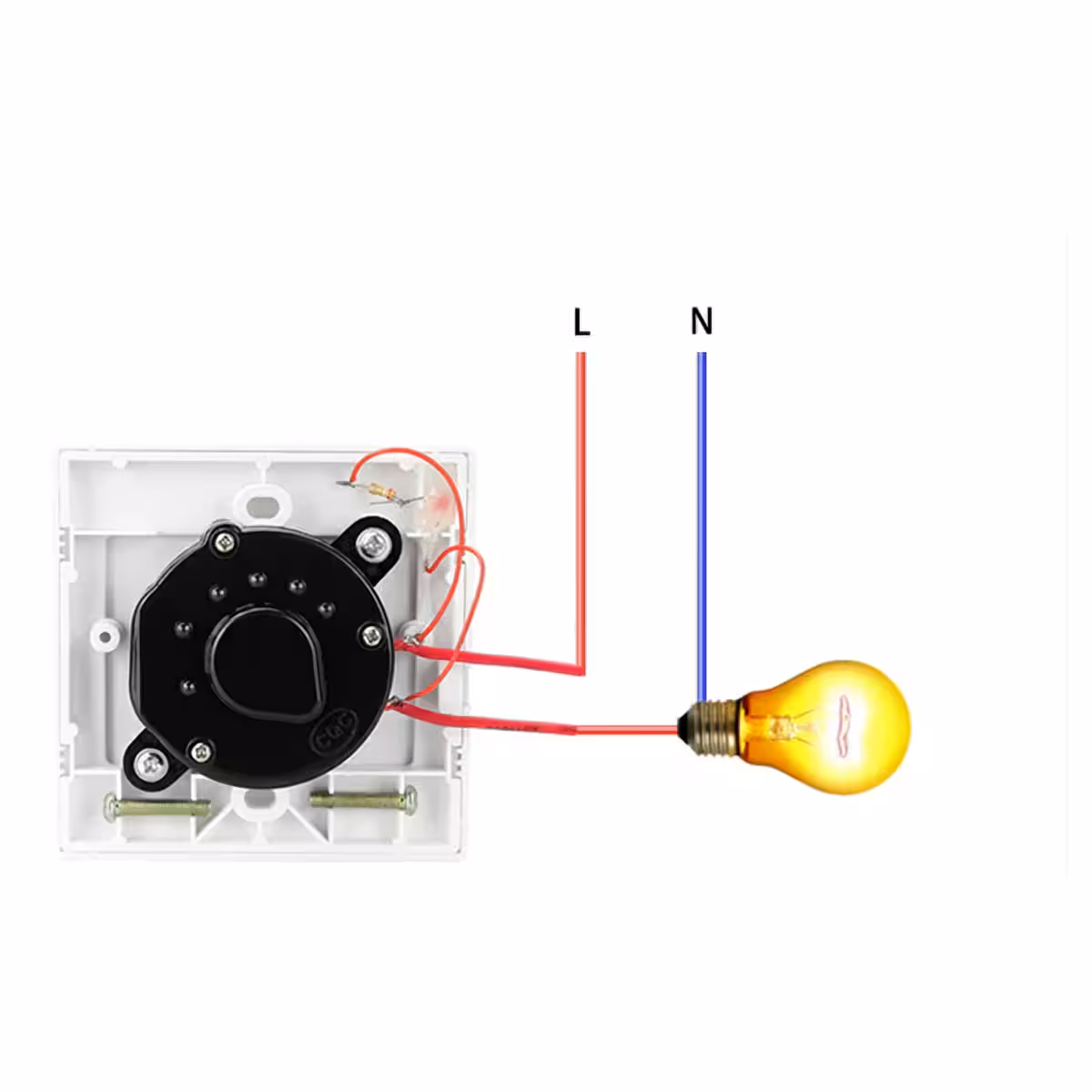 Timer switch suitable for fans, ovens, or lighting