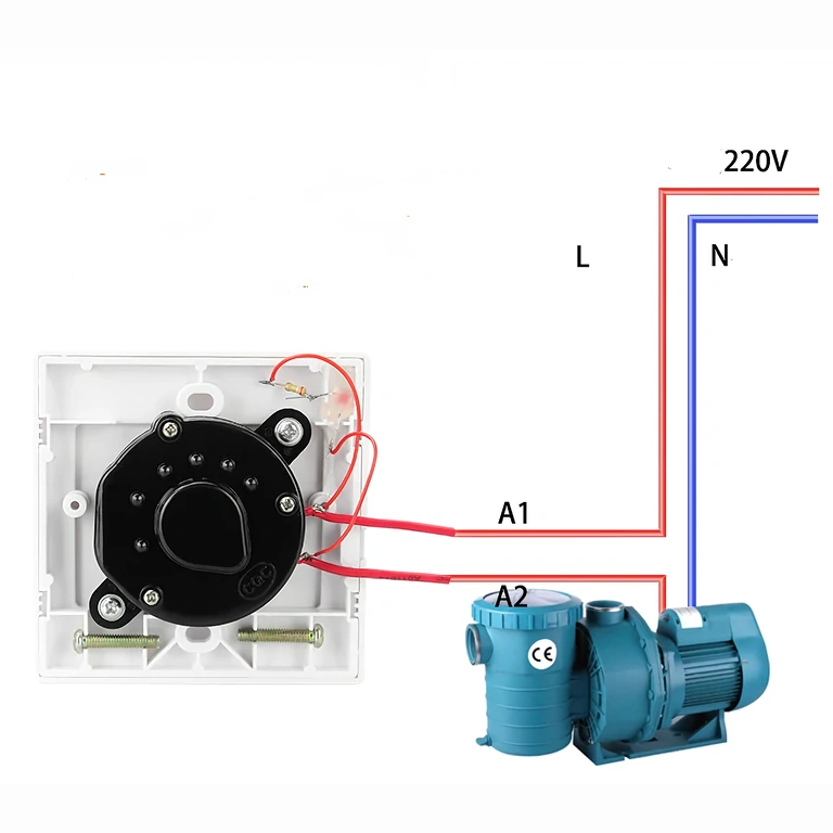 Timer switch for radiator, pump, or boiler Electric switch with timer for usage duration control
