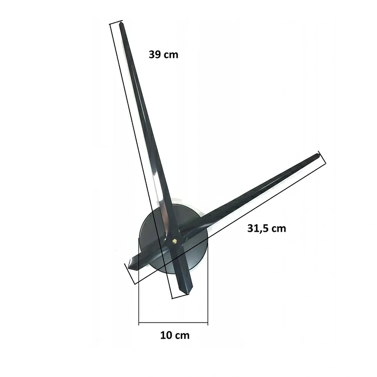 Decorative clock for kitchen, minimalist and elegant design