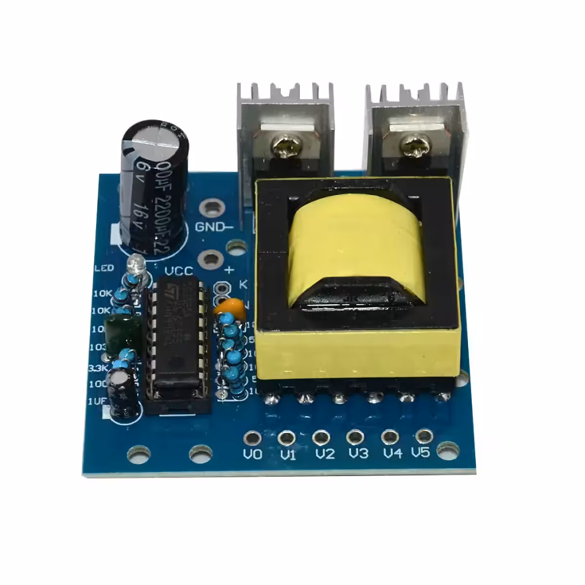 Converter for low-power bulbs and chargers